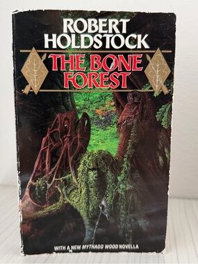 Robert Holdstock "The Bone Forest" Paperback Book - 1992 UK Cover variant